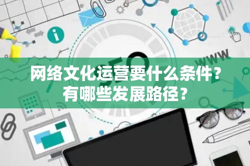 网络文化运营要什么条件？有哪些发展路径？